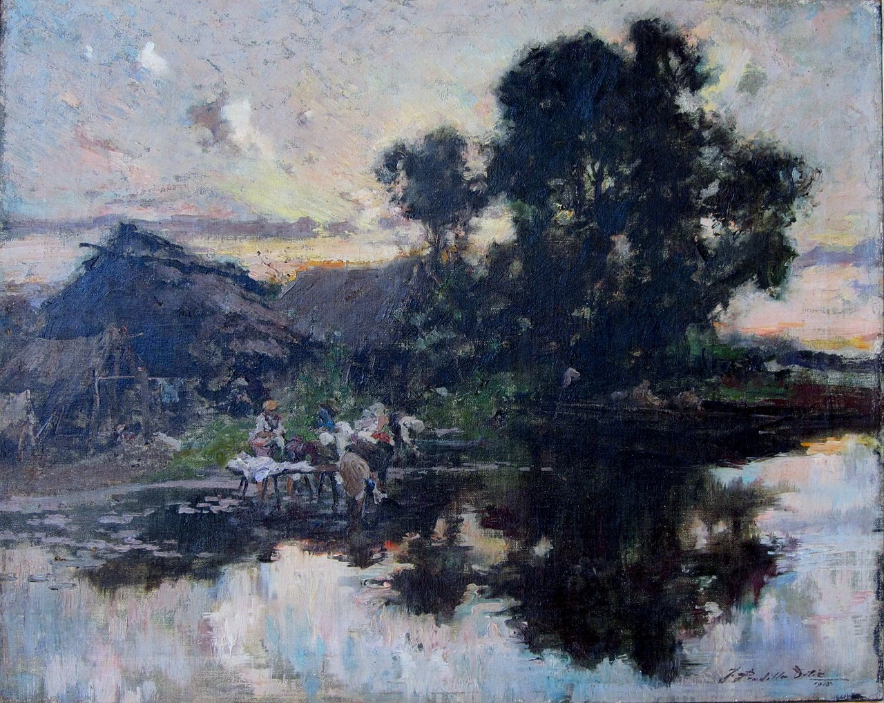 Sulle rive del fiume - 1918, Cerro Alegre, Valparaíso